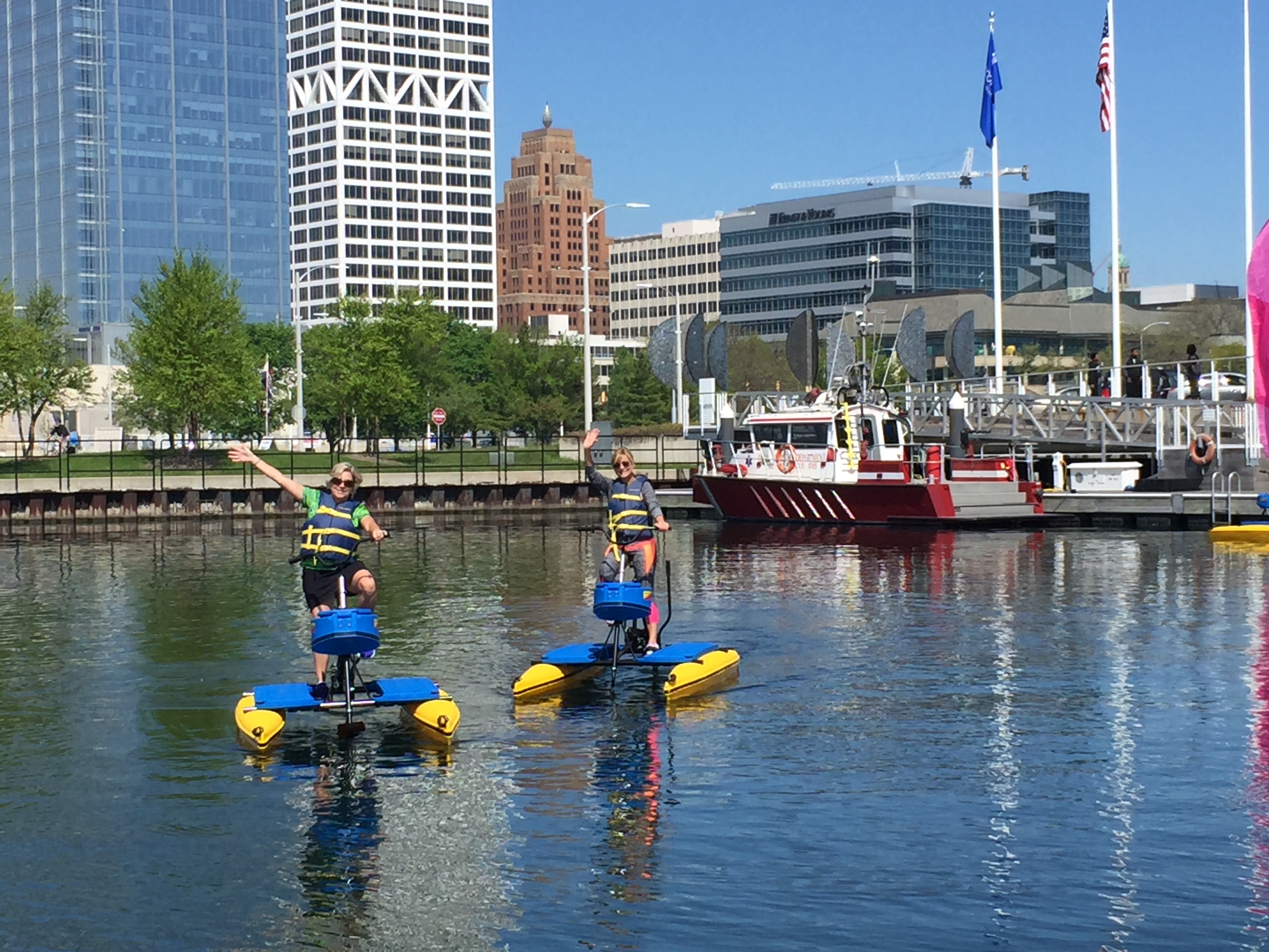 Hydrobike and Paddleboat Rentals in Downtown Milwaukee | Photo Gallery